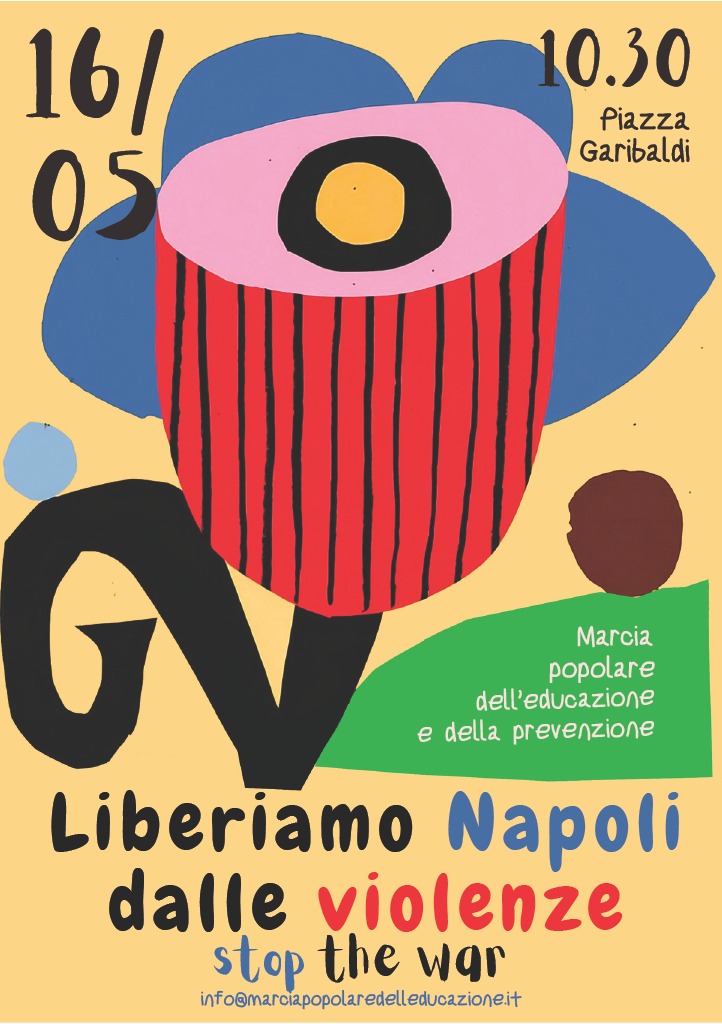 Locandina Marcia Popolare dell'Educazione